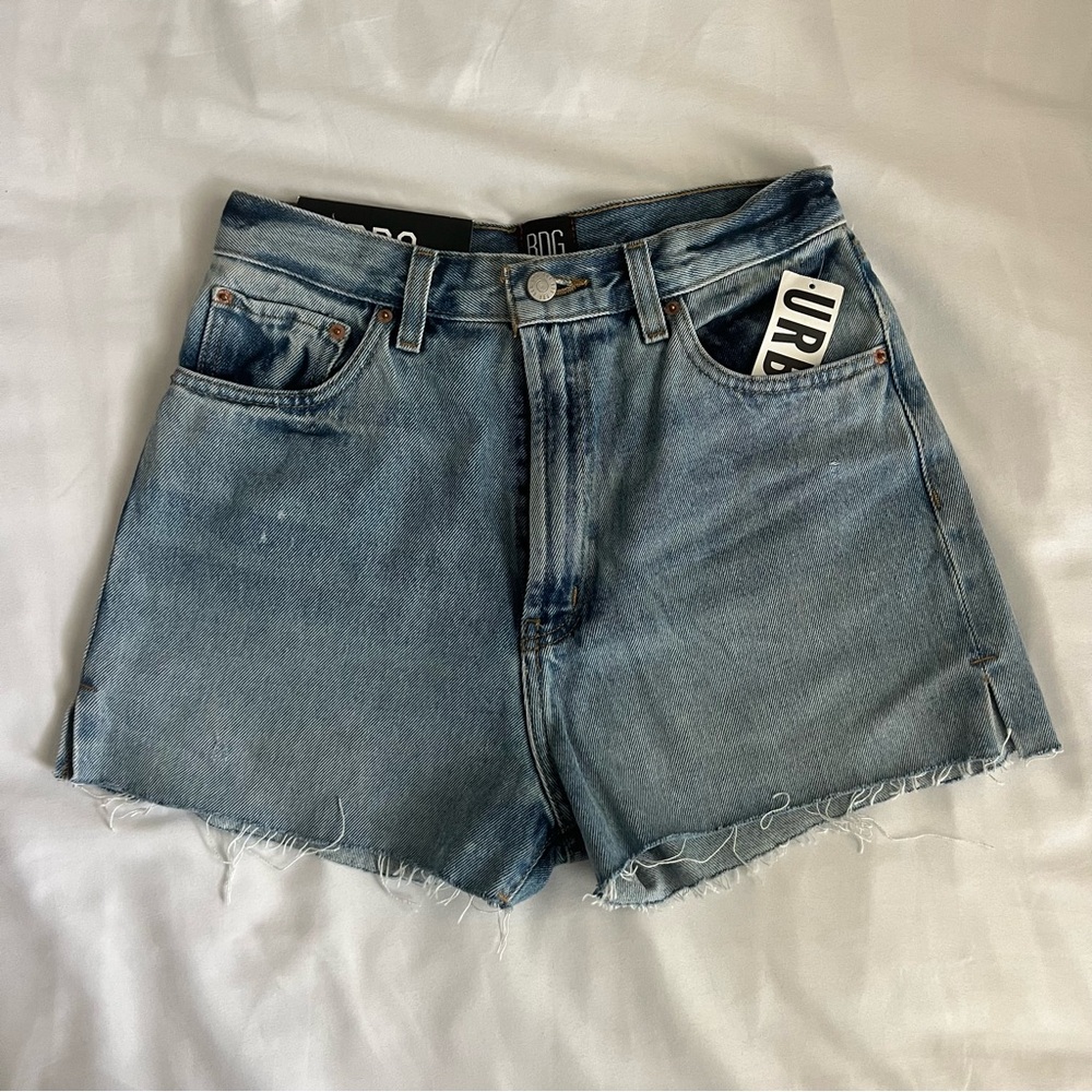 Urban Outfitters Girlfriend Hi-Rise Jean Shorts